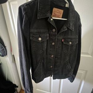 Levi's Women's Dark Gray Denim Jacket